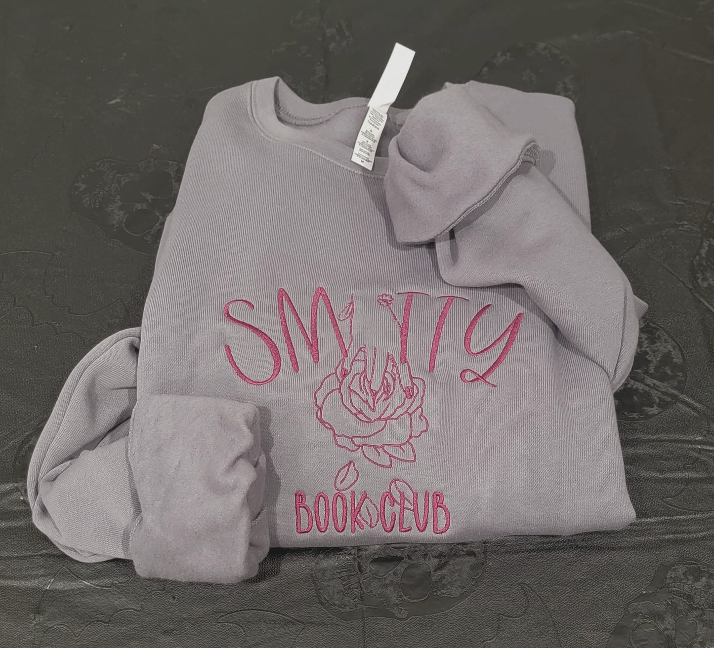 Smut Dark Romance Embroidered Sweatshirt Fairytaleavenue