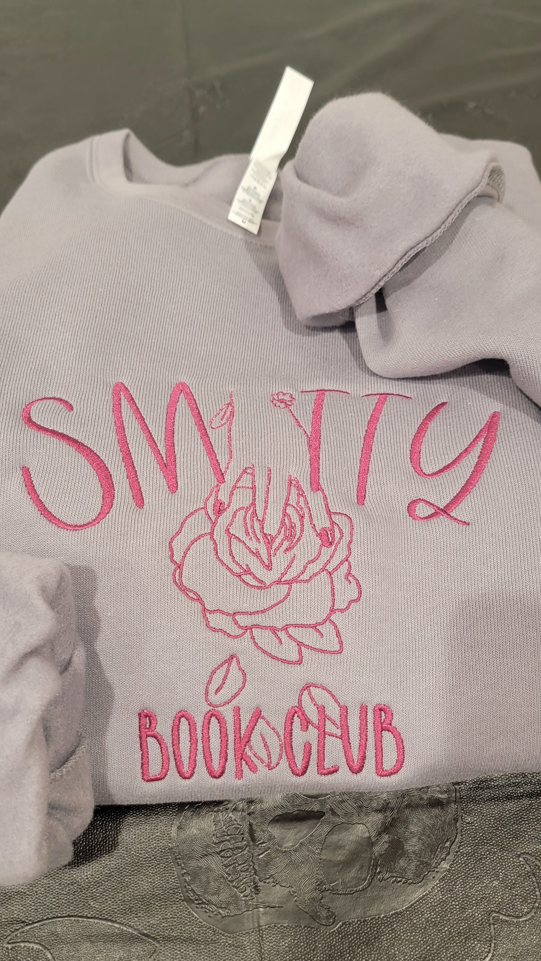 Smut Dark Romance Embroidered Sweatshirt Fairytaleavenue