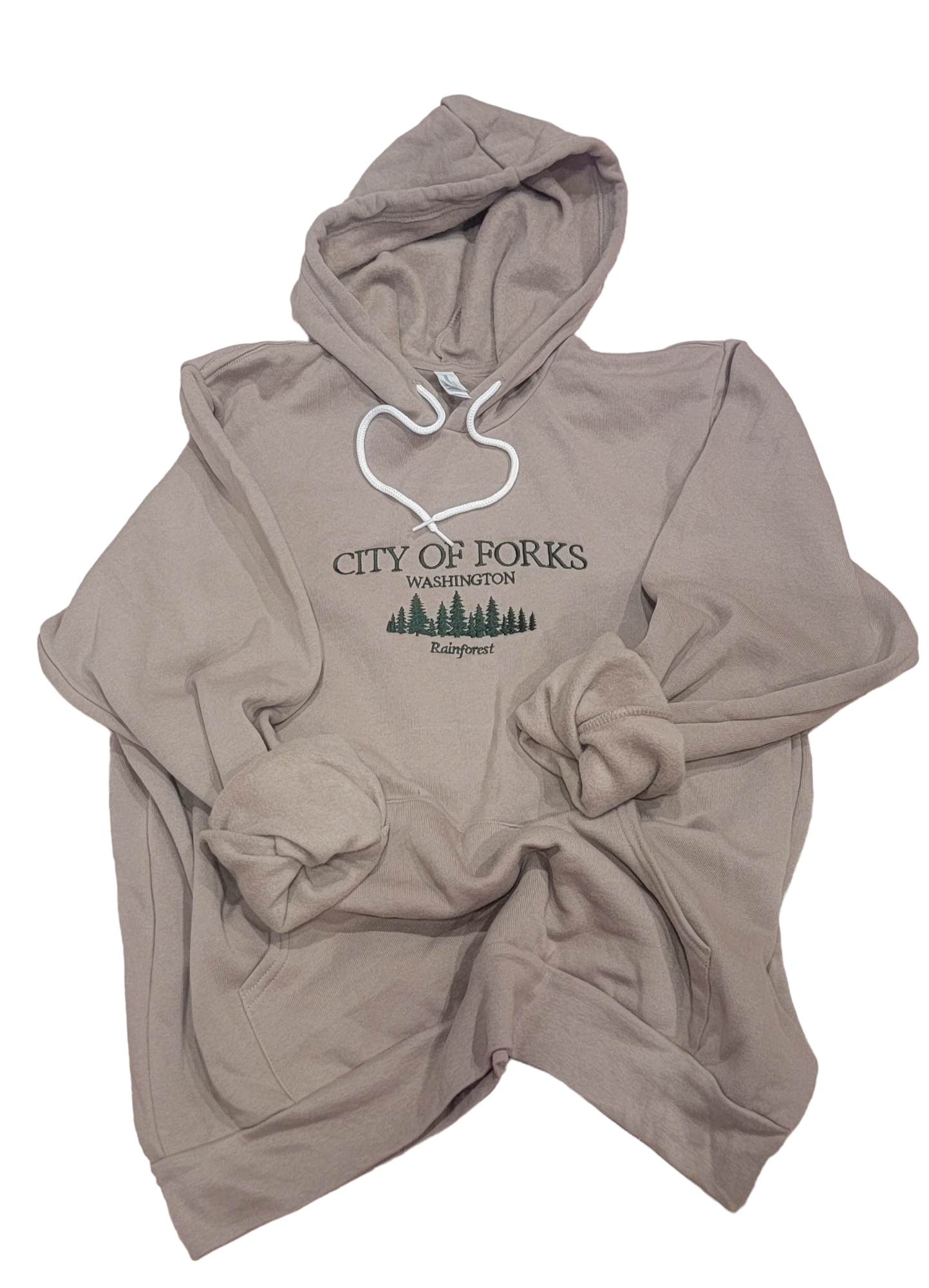 Forks Wa Embroidered Sweatshirt Fairytaleavenue