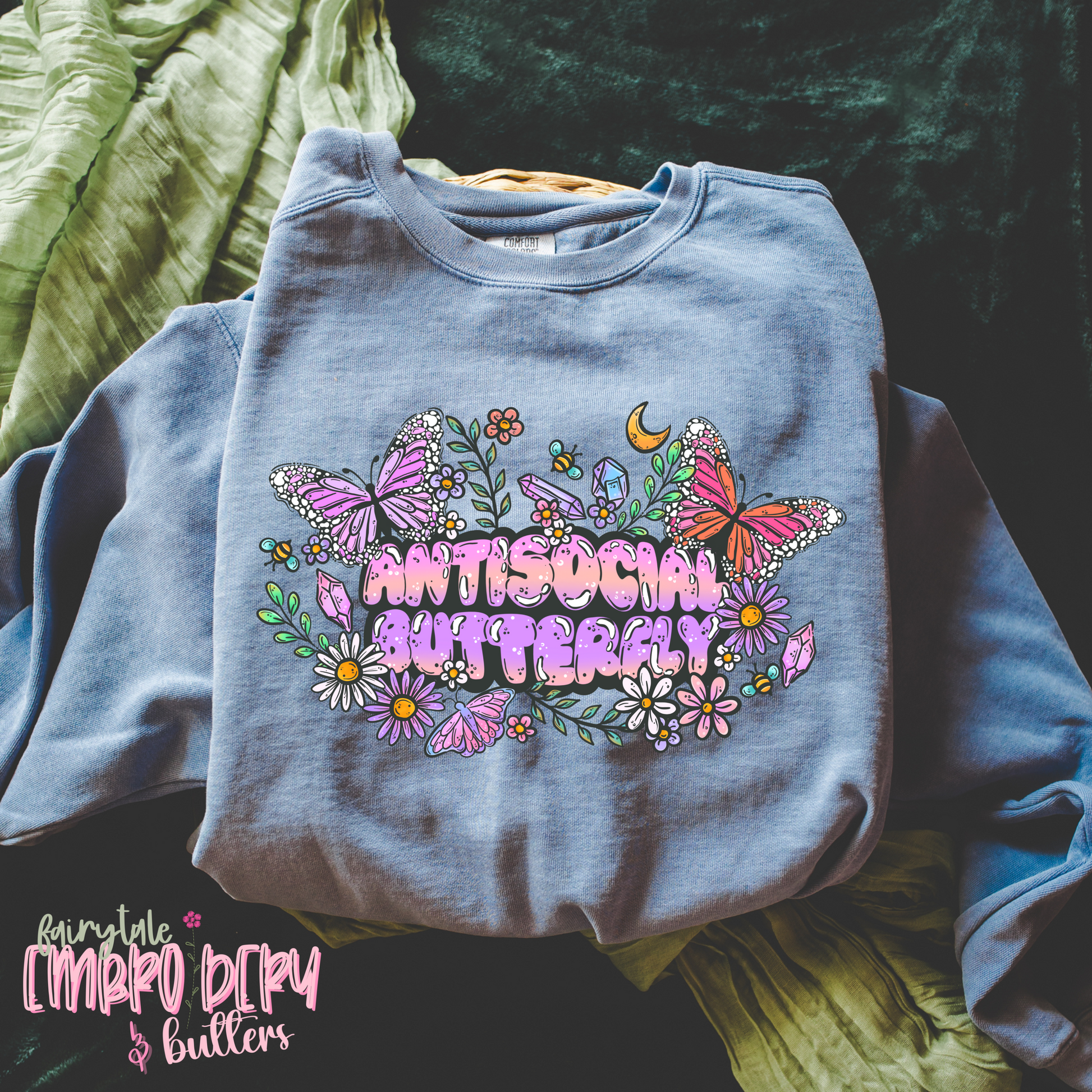 Antisocial Butterfly Shirt Fairytaleavenue