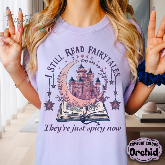 Still Read Fairytales Book Shirt Fairytaleavenue