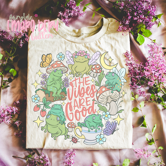 The Vibes Are Good Cottagecore Shirt Fairytaleavenue