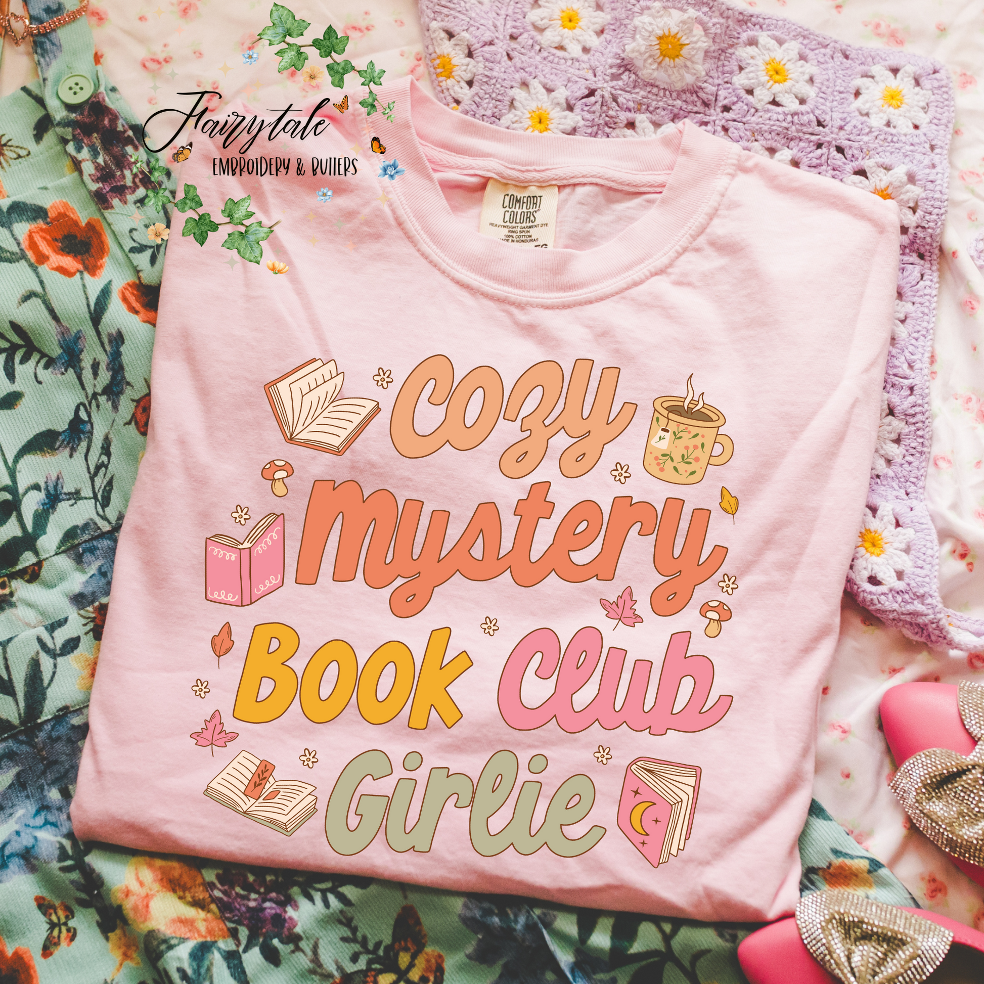 Cozy Mystery Book Club Shirt Fairytaleavenue