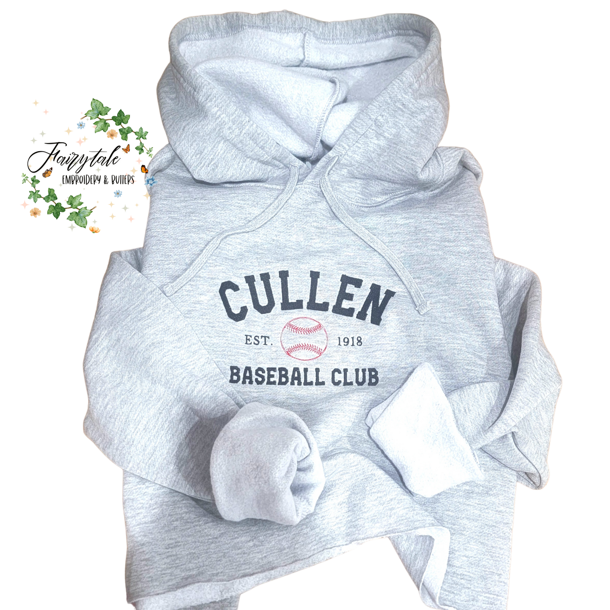 Cullen Twilight Baseball Embroidered Sweatshirt Fairytaleavenue