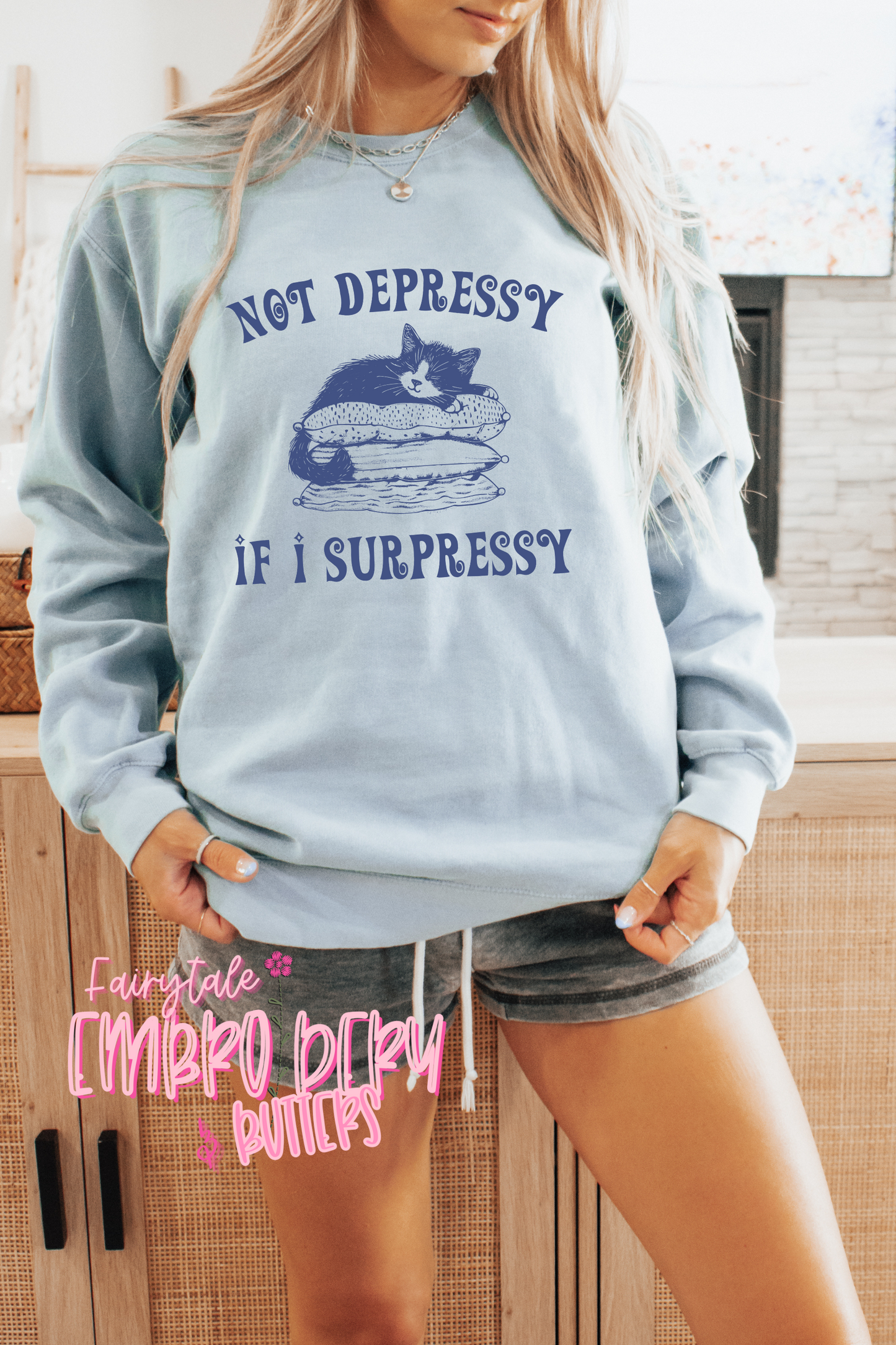 Not Depressy If Supressy Shirt Fairytaleavenue