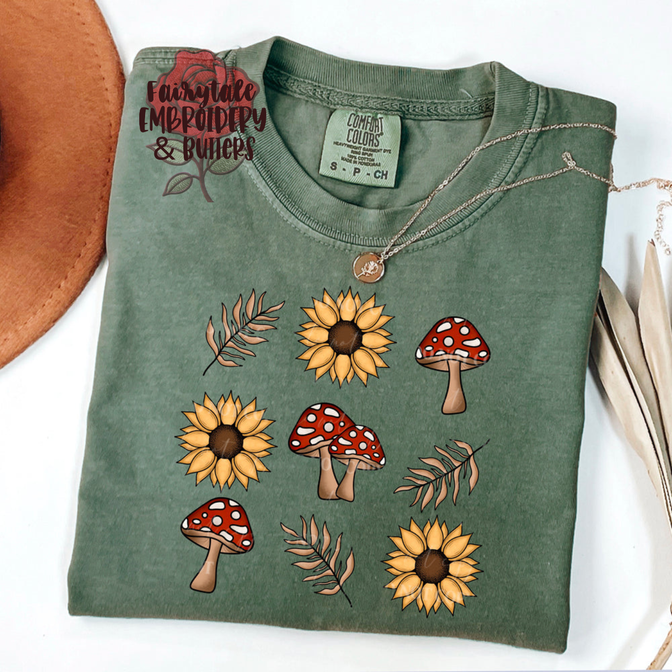 Sunflower Mushroom Top Fairytaleavenue