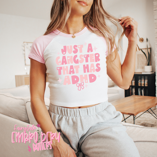 Gangster With ADHD Shirt Fairytaleavenue