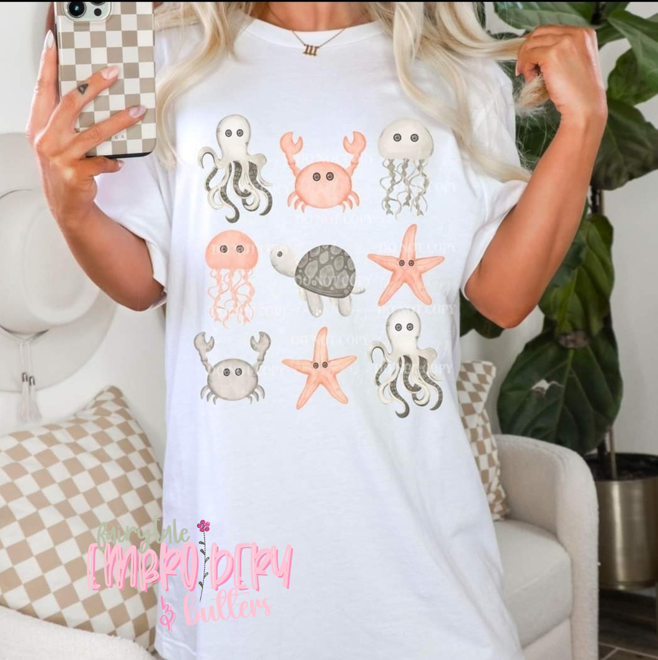 Sea Creatures Shirt Fairytaleavenue