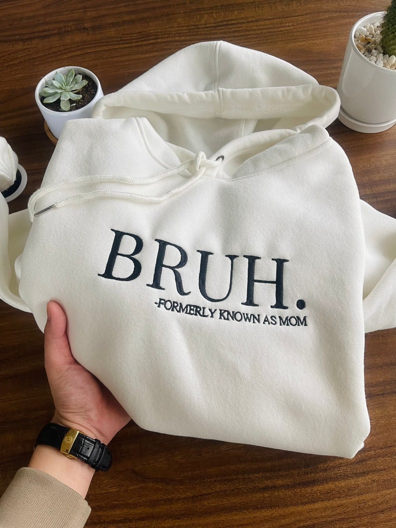 Bruh Mom Embroidered Shirt Fairytaleavenue